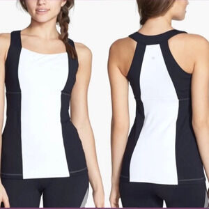 MSP by MiracleSuit Women’s Miraslim Athletic Tank Top Black White Size 2X